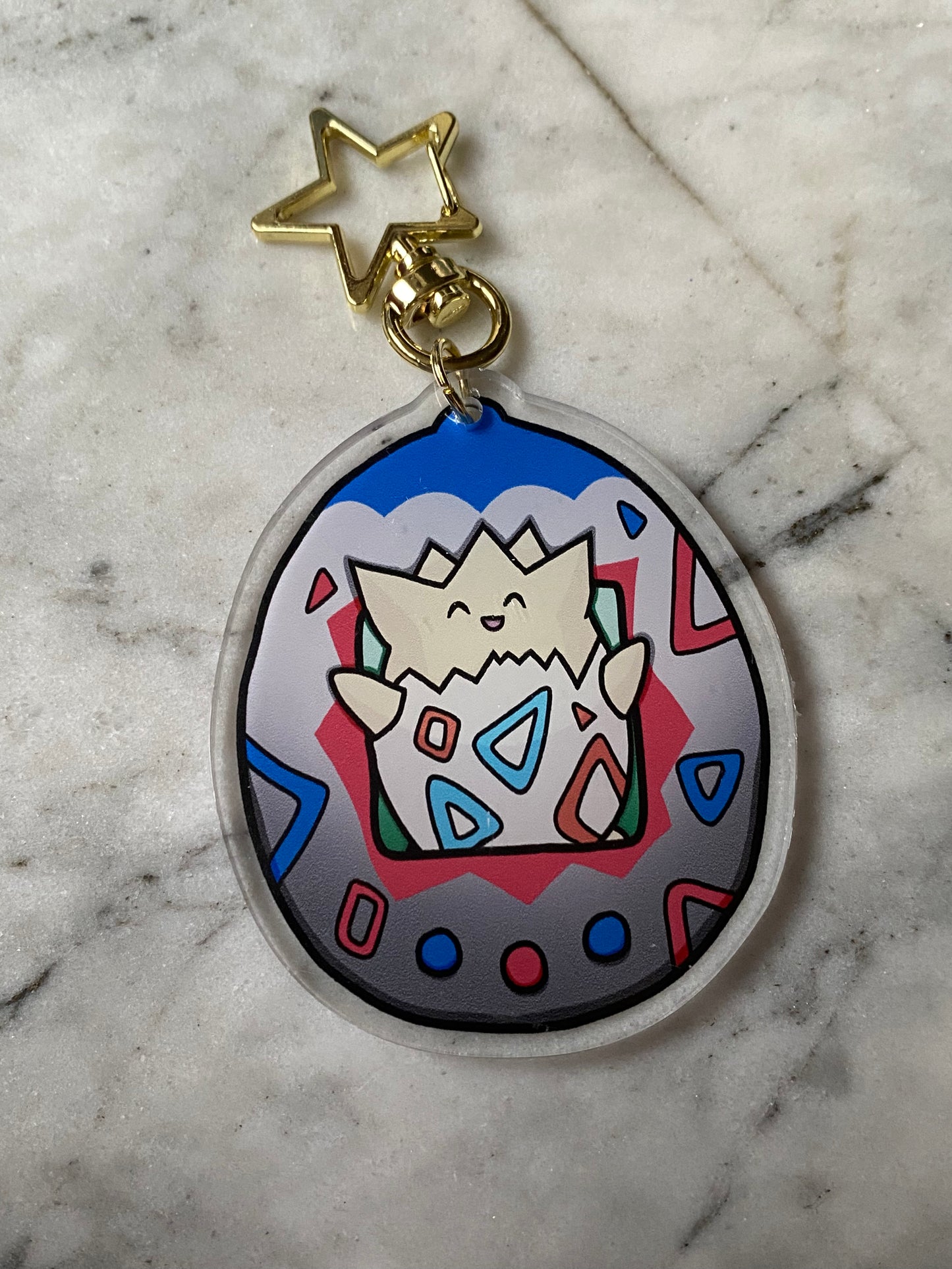 Togepi Tamagotchi Acrylic Charm Keychain