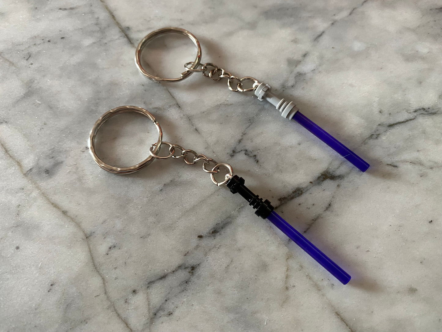 Lightsaber Brick Keychain