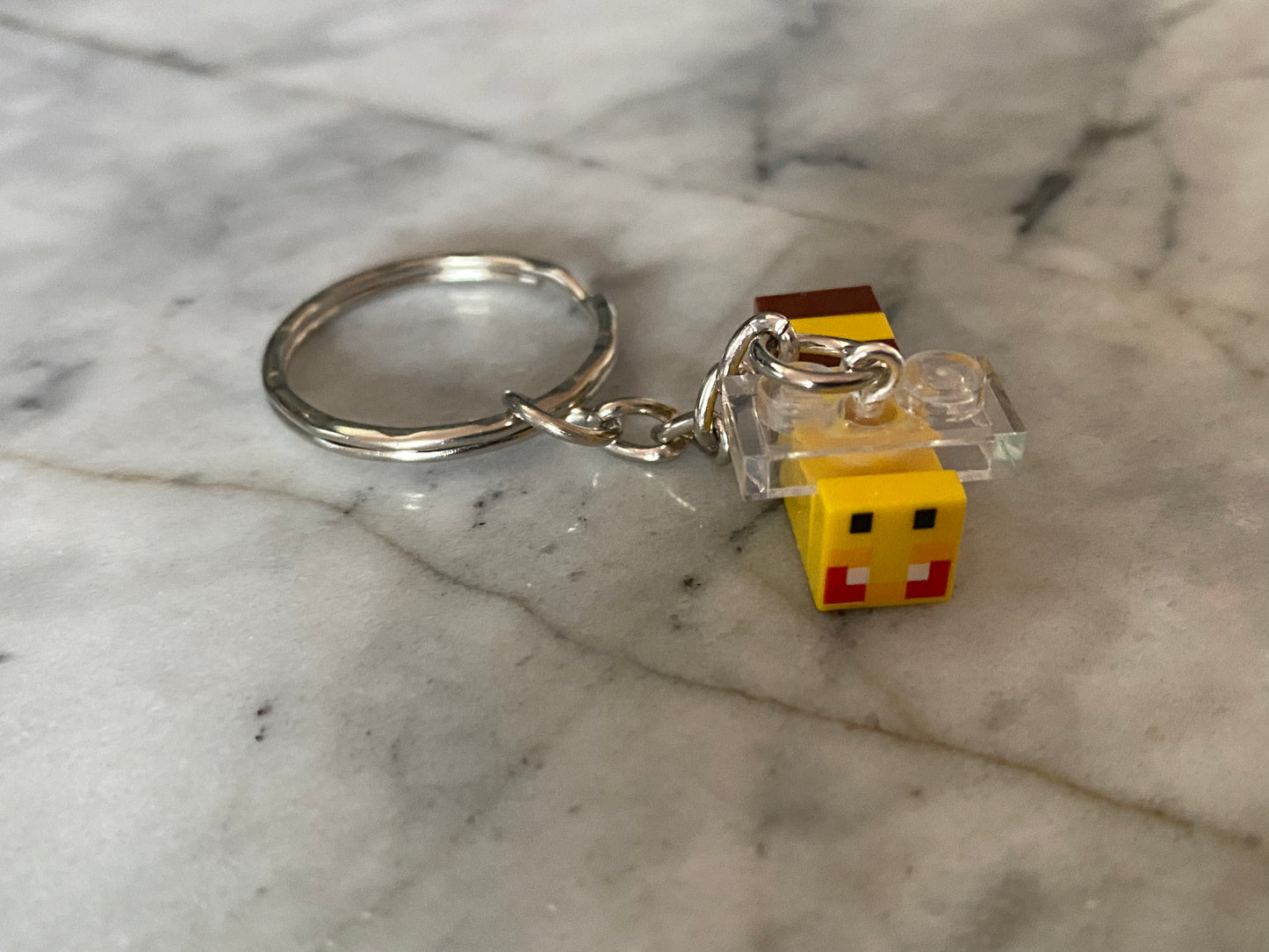 Bee Brick Keychain