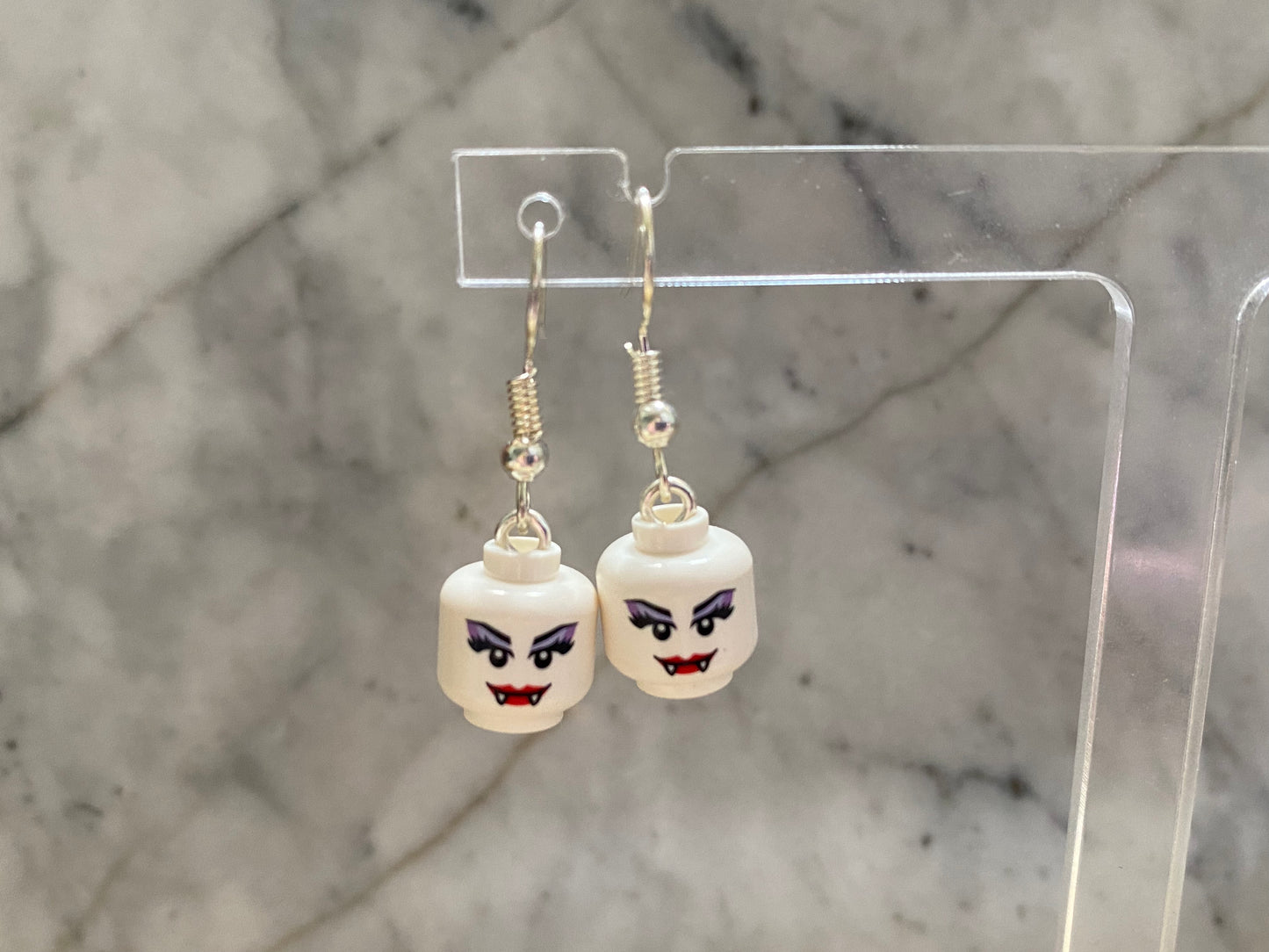 Vampire Brick Head Drop Earrings