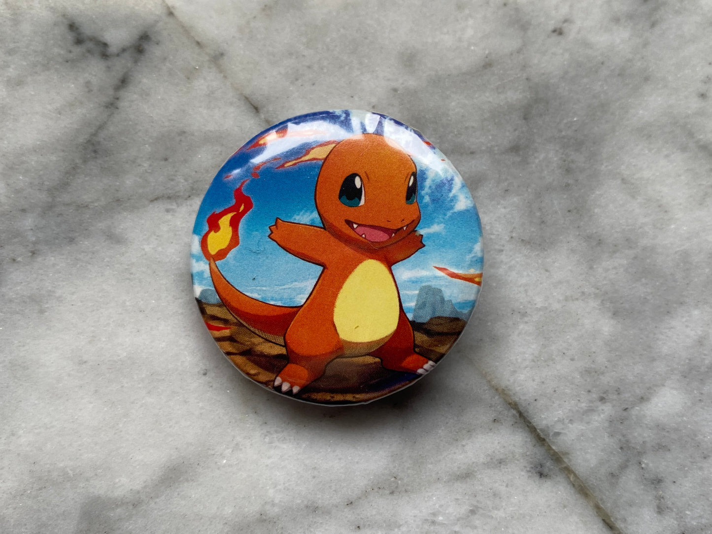 Bulbasaur Squirtle Charmander Trio Pokemon Pin Button Badges