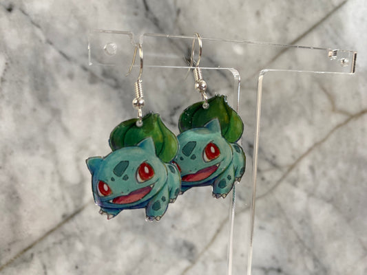 Bulbasaur Pokémon Card Earrings
