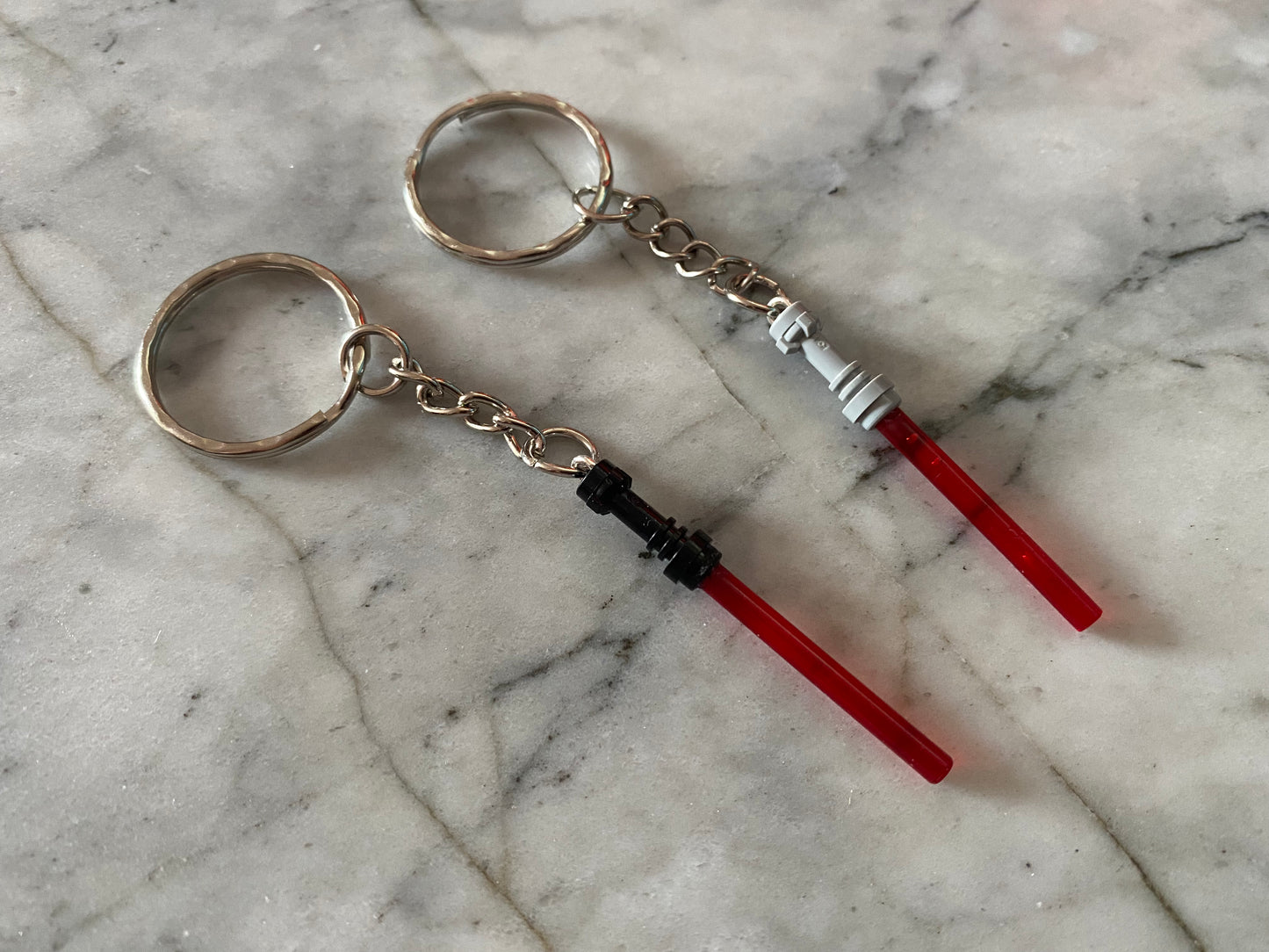 Lightsaber Brick Keychain