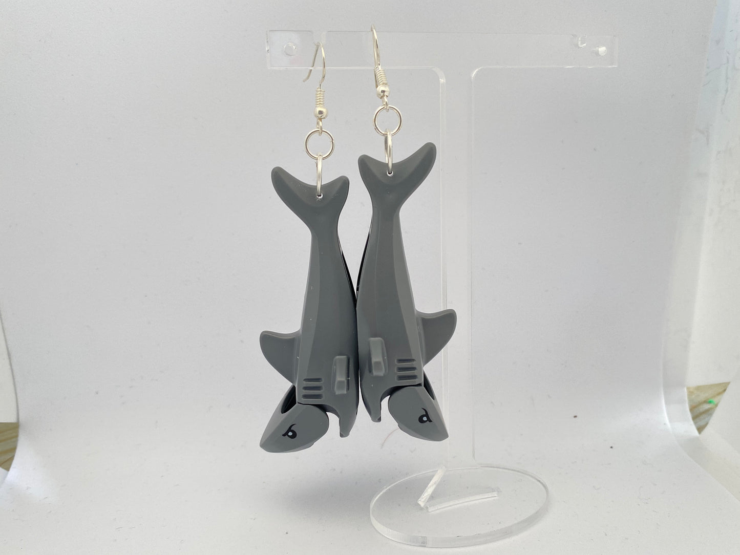 Shark Brick Drop Earrings