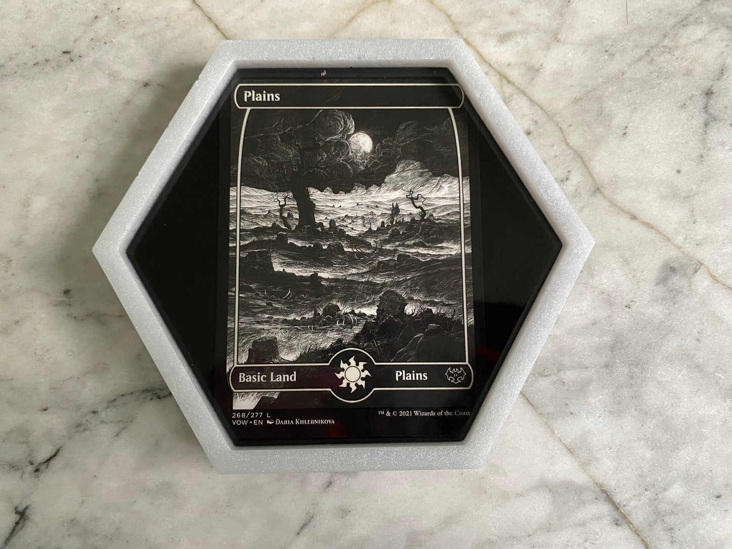 Plains Innistrad: Crimson Vow Magic the Gathering Land Card Coaster