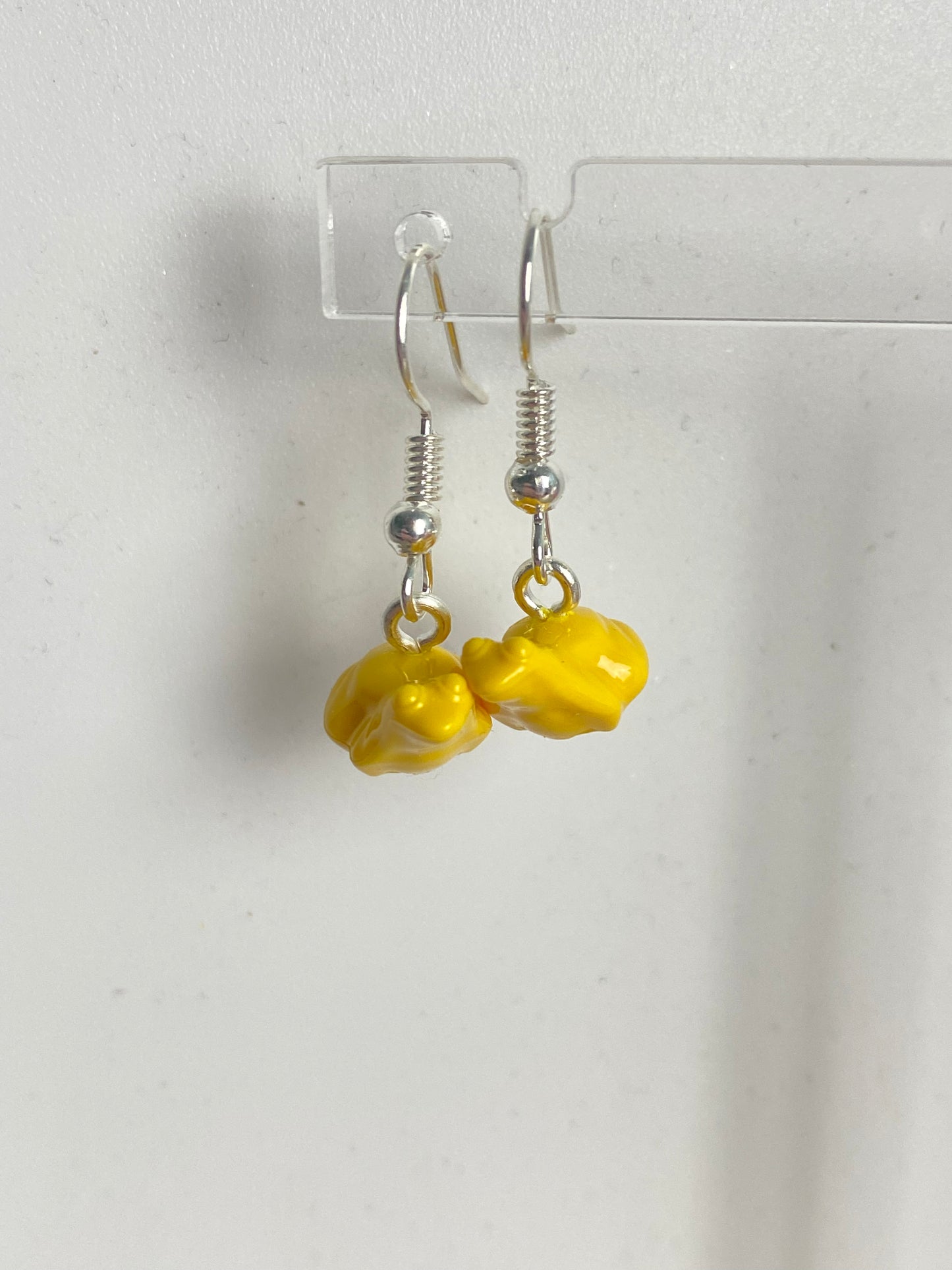 Brick Frog Drop Earrings - Green | Pink | Red | White | Yellow